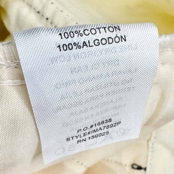 NWT Emory Park Bohme Ivory High Waisted Cargo Wide Leg Pants - Picture 6 of 8